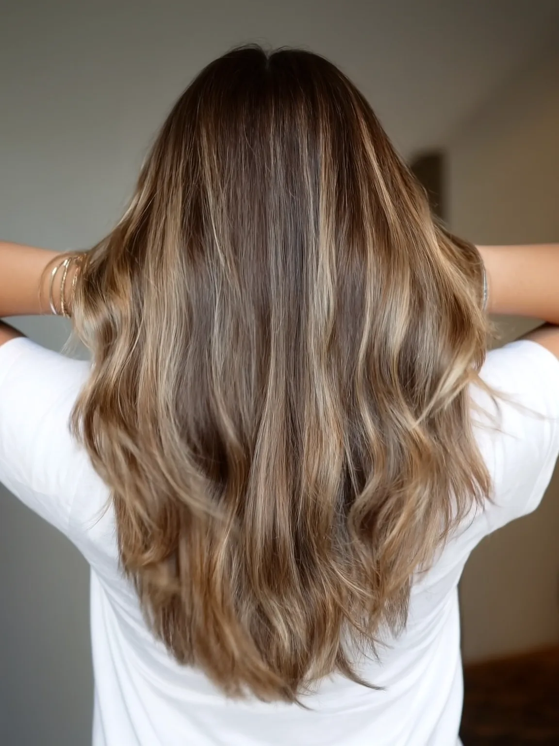 Medium Volume Soft Ash Brown Long Layers